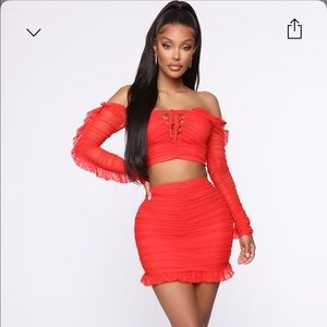 Romantic Escape Mesh Set| Fashion Nova | size L